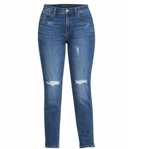 VIGOSS Womens Classic Fit Jagger Skinny Jeans Size 26 Distressed Ripped